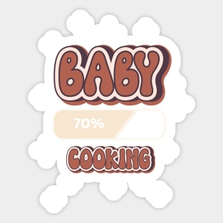 Pregnancy Announcement Christmas Funny Thanksgiving Quote Halloween New baby Sticker